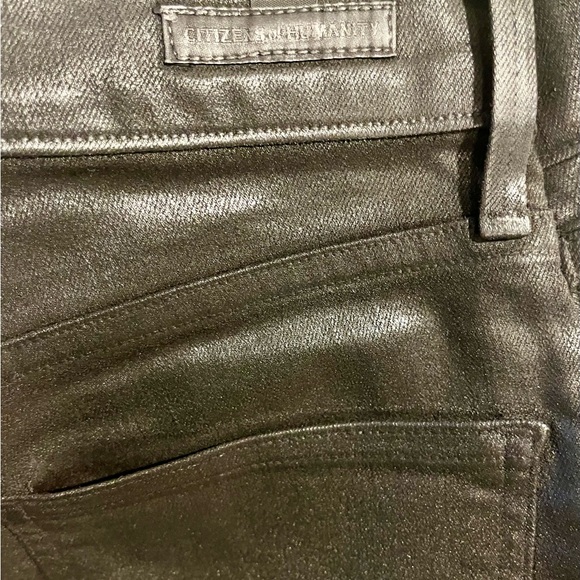 Citizens of Humanity ROCKET HIGH RISE SKINNY IN METERORITE LEATHERETTE - Picture 5 of 12